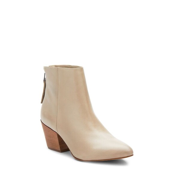 Matisse Croft Bootie In Beige Pointed Toe Ankle Leather Boot Women’s US 8.5 - Picture 1 of 14